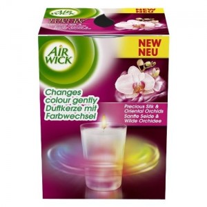 Neu: Air Wick Duftkerze mit Farbwechsel