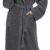 Ladeheid Damen Frottee Bademantel aus 100% Baumwolle LA40-193 (Dunkelgrau-12 (Gramatur 400), L) - 3