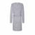 Schiesser, Damen Bademantel, gestreift, 95 cm, hellgrau, 38 - 5