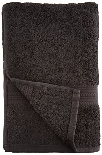 Amazon Basics AB Fade Resitant, 100% Baumwolle, Schwarz, 2 Bath - 2