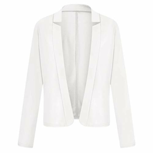 Lilicat Damen Strickjacke Einfarbig Langarm Blazer Casual Anzugjacke Business Jacke Slim Fit Mäntel Winterjacke Lange Ärmel Oberbekleidung Trenchcoat Outwear Cardigan Dünn Jacke - 2