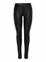 ONLY Female Skinny Fit Jeans Onlnew royal Coated Biker S34Black - 1