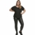 Urban Classics Damen High Waist aus Lederimitat mit Hoher Taille - Ladies Faux Leather Treggins Leggings, Schwarz (Black 00007), M EU - 6
