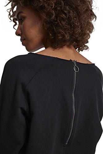 Urban Classics Damen Ladies Long Sleeve Terry Jumpsuit, Schwarz (Black 00007), Medium - 3