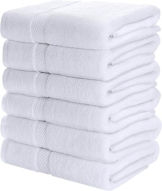 Utopia Towels - 6er Pack Badetuch Set - Badetuch Handtücher, 60 x 120 cm (Weiß) - 1
