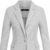 VERO MODA Damen Jersey Blazer Julia leichte Stoffjacke 10154123 Light Grey Melange 38 - 3