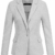 VERO MODA Damen Jersey Blazer Julia leichte Stoffjacke 10154123 Light Grey Melange 38 - 1
