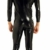 Agoky Herren Wetlook Lack Leder Body Eng Männerbody Erotische Ganzkörper Anzug Trikot Leotards Sexy Fetisch Party Clubwear Schwarz 4XL - 2