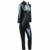 Agoky Herren Wetlook Lack Leder Body Eng Männerbody Erotische Ganzkörper Anzug Trikot Leotards Sexy Fetisch Party Clubwear Schwarz 4XL - 3