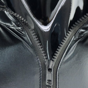 Agoky Herren Wetlook Lack Leder Body Eng Männerbody Erotische Ganzkörper Anzug Trikot Leotards Sexy Fetisch Party Clubwear Schwarz 4XL - 7