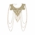 Amorar Körperkette Schmuck Gold Spitze mehrschichtig Quaste Halskette Bauchkette Bikini Strand Körper Bauch Schmuck für Damen Körperschmuck - 1