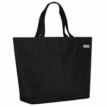 anndora XXL Shopper schwarz - Strandtasche Schultertasche Einkaufstasche - 3