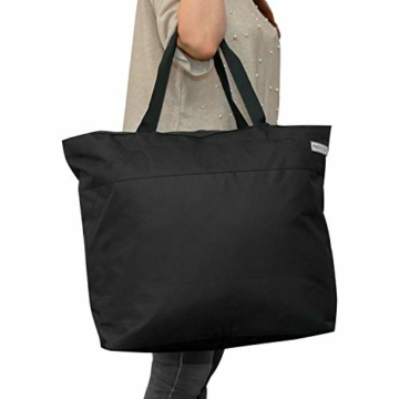 anndora XXL Shopper schwarz - Strandtasche Schultertasche Einkaufstasche - 9