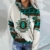 BIBOKAOKE Damen Kapuzenpullover Printed Hoodies Kordelzug Pullover Casual Sweatshirt Langarm Tops mit Tasche Sweatjacke Farbblock Kapuzenjacke Kapuzenpulli Longsleeve Pullover - 3