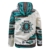 BIBOKAOKE Damen Kapuzenpullover Printed Hoodies Kordelzug Pullover Casual Sweatshirt Langarm Tops mit Tasche Sweatjacke Farbblock Kapuzenjacke Kapuzenpulli Longsleeve Pullover - 5