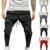 BIBOKAOKE Jeans Herren Skinny Stretch Jeanshosen Casual Reißverschluss Röhrenjeans Biker Jeans Denim Pants Sportbekleidung Hose Mode Stretchdenim Herrenjeans Männer Freizeithose Jeanshosen - 2