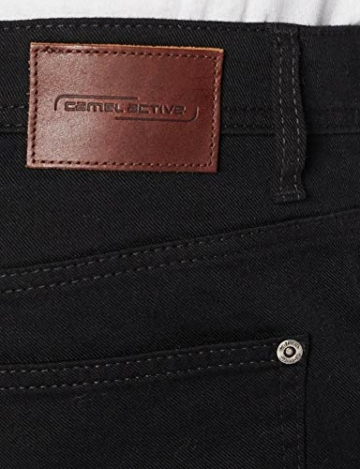 Camel Active Herren regular fit Houston Straight Jeans Schwarz 38W / 34L - 6