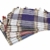 Carenesse Hamamtuch Classic 4er Set 80 x 170 cm I Hamam Handtücher 100% Baumwolle I 4x saugfähiges schnelltrocknendes Pestemal rot/blau/schwarz/lila kariert I Hamam Strandtuch/Saunahandtuch - 1