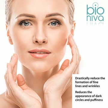 Die Beste Antialterung Augencreme Behandlung für dunkle Augenringe, Schwellungen und Fältchen. Eine Biologische Augengel mit Matrixyl 3000, Peptide and Vitamin C. Stimuliert das Kollagen. 15ml - 3
