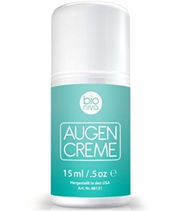 Die Beste Antialterung Augencreme Behandlung für dunkle Augenringe, Schwellungen und Fältchen. Eine Biologische Augengel mit Matrixyl 3000, Peptide and Vitamin C. Stimuliert das Kollagen. 15ml - 1
