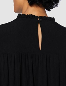 edc by ESPRIT Damen 110CC1E321 Kleid, 001/BLACK, 38 - 4