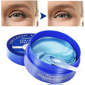 Eye Mask, Augenpads Augenringe, Anti Aging Pads, Collagen Maske, Augenpflege mit Hyaluron, Feuchtigkeit Spendende, Entfernen Taschen, Dunkle Kreise & Puffiness, 60pcs - 3