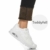 Kendindza Damen Thermo-Leggings gefüttert mit Innen-Fleece Basic Blickdicht (Schwarz | Muster 2, XXL) - 6