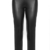 Kendindza Damen Thermo-Leggings gefüttert mit Innen-Fleece Basic Kunstleder High Waist (Schwarz, EU Größe: S | Herstellgröße: M) - 2