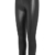 Kendindza Damen Thermo-Leggings gefüttert mit Innen-Fleece Basic Kunstleder High Waist (Schwarz, EU Größe: S | Herstellgröße: M) - 1