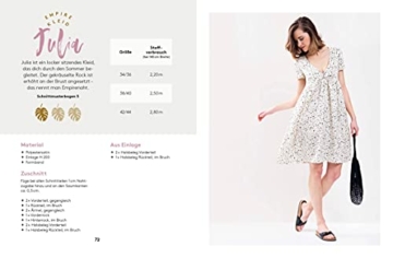 Kleider, Röcke und Jumpsuits nähen: Schnittteile kombinieren: 12 kurze und lange Modelle im Safari-Look in Größe 34–44 – Mit 3 Schnittmusterbogen - 5
