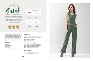 Kleider, Röcke und Jumpsuits nähen: Schnittteile kombinieren: 12 kurze und lange Modelle im Safari-Look in Größe 34–44 – Mit 3 Schnittmusterbogen - 8