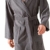 Morgenstern Bademantel Herren mit Kapuze aus Frottee in Blau, Grau, XL - 1