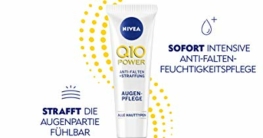 NIVEA Q10 Power Anti-Falten + Straffung Augenpflege für jünger aussehende Haut, feuchtigkeitsspendende Augencreme, 15ml - 3