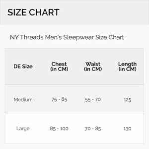 NY Threads Herren Morgenmantel aus Fleece mit Kapuze - Plüsch und Kuscheliger Bademantel für Männer (Medium, Dunkelgrau) - 2