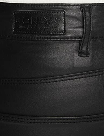 ONLY Damen Onlanne Mid Waist Coated Noos Skinny Jeans, Schwarz (Black), S 32L EU - 5