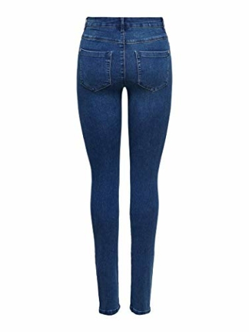 ONLY Damen Onlroyal Haigh Waist Skinny Pim504 Jeans, Medium Blue Denim, XS 34L EU - 2