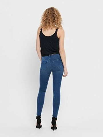 ONLY Damen Onlroyal Haigh Waist Skinny Pim504 Jeans, Medium Blue Denim, XS 34L EU - 4
