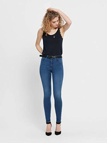 ONLY Damen Onlroyal Haigh Waist Skinny Pim504 Jeans, Medium Blue Denim, XS 34L EU - 5