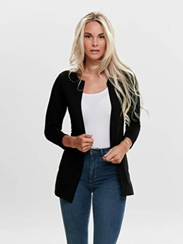ONLY Female Strickjacke Lang, lässig LBlack - 4