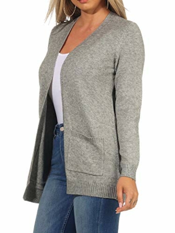 ONLY Female Strickjacke XLMedium Grey Melange - 2