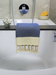 pamuq® Strandtuch XXL Saunatuch Badetuch Hamamtuch Groß Baumwolle Oeko-TEX® Duschtuch Pestemal Handtuch Fouta Pareo Yoga Decke Sporttuch Sarong Herren Damen - 7