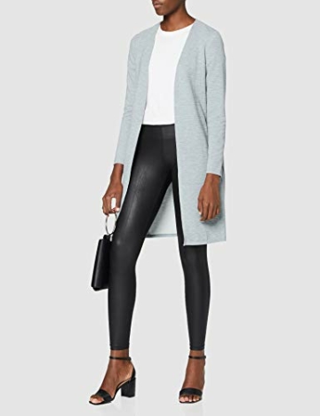 PIECES Damen New Shiny Noos Leggings, Schwarz (Black Black), S-M EU - 2