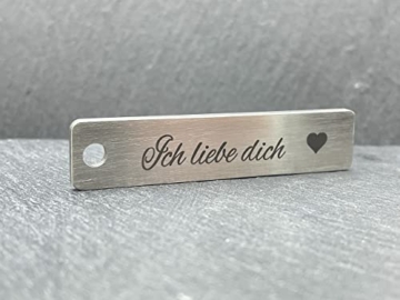 Schlüsselanhänger mit Gravur aus Edelstahl Schlüsselanhänger Personalisiert Geschenk für Vater Mutter Schwester Bruder Schlüsselanhänger Auto Nummernschild - 5
