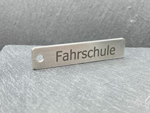 Schlüsselanhänger mit Gravur aus Edelstahl Schlüsselanhänger Personalisiert Geschenk für Vater Mutter Schwester Bruder Schlüsselanhänger Auto Nummernschild - 6