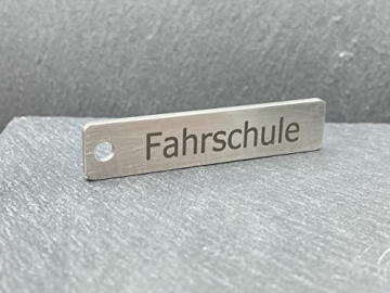 Schlüsselanhänger mit Gravur aus Edelstahl Schlüsselanhänger Personalisiert Geschenk für Vater Mutter Schwester Bruder Schlüsselanhänger Auto Nummernschild - 6