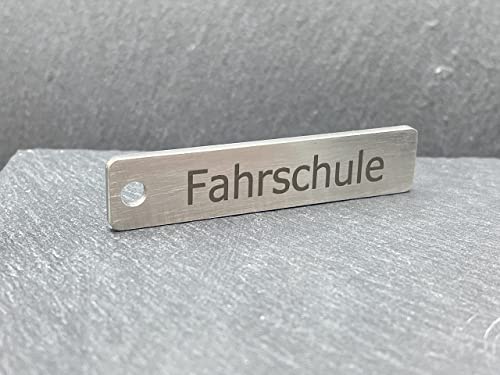 Schlüsselanhänger mit Gravur aus Edelstahl Schlüsselanhänger Personalisiert Geschenk für Vater Mutter Schwester Bruder Schlüsselanhänger Auto Nummernschild - 6