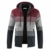 Shuanghao Herren Hoodie mit Kapuze Pullover Pulli Strick-Sweatshirt-Strickjacke-Cardigan, Freizeit-Winter-Kapuzen-Pulli-Strick-Jacke, Fleece-Innenseite Outdoor Herren Kapuzenjacke für Hoodie (M, rot) - 1