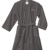 TOM TAILOR 0100300 Bademantel Kimono Größe: L dark grey - 1