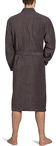 TOM TAILOR 0100300 Bademantel Kimono Größe: L dark grey - 2