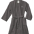 TOM TAILOR 0100300 Bademantel Kimono Größe: L dark grey - 3